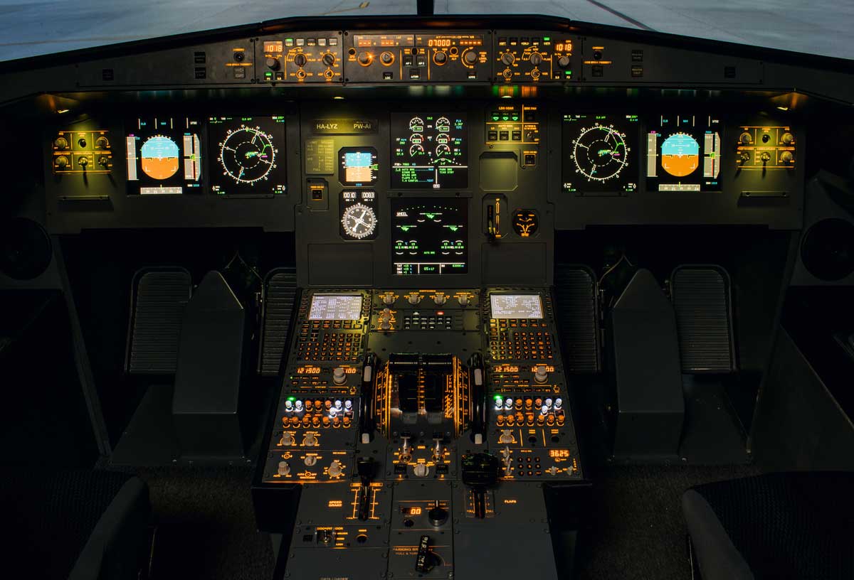 FNPT II MCC approved flight simulators